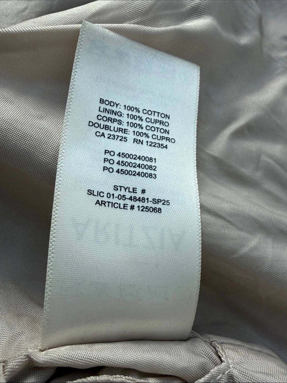 Aritzia Babaton Lightweight Cropped Trench Coat - Picture 15 of 16
